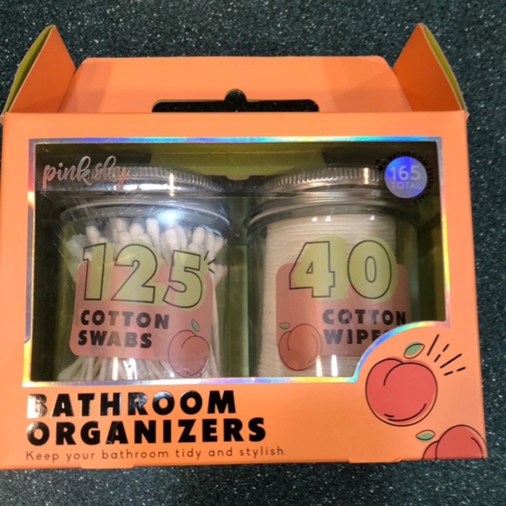 Bathroom Organizer Pink Sky